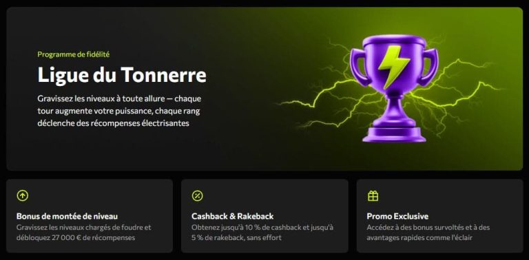 Instasino Casino programme fidélité